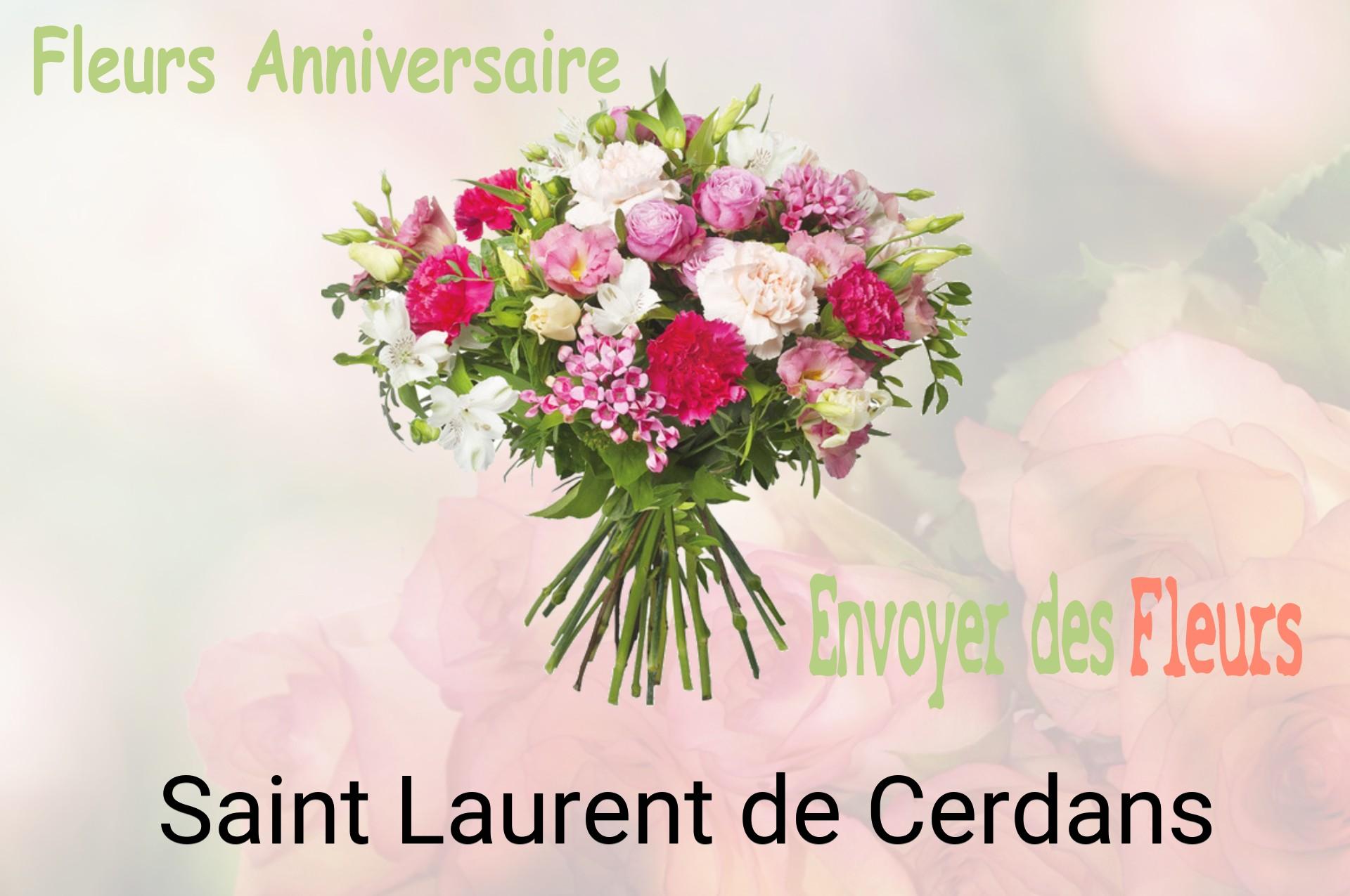 Bouquet de fleurs d’anniversaire livré à Saint-Laurent-de-Cerdans
